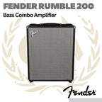 Fender Rumble 200 V3 Bass Combo Amplifier - Ampli Bass Elektrik