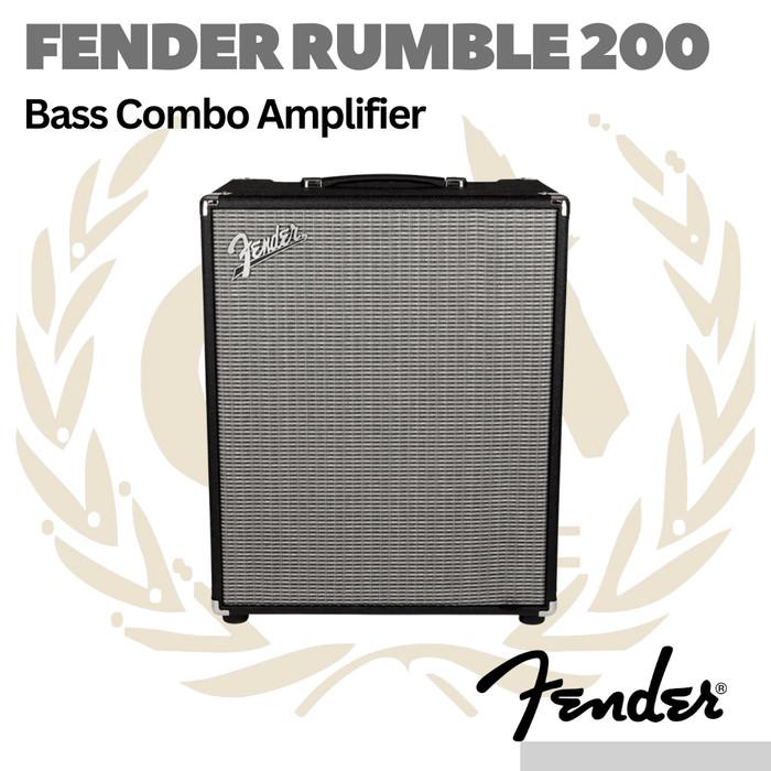 Fender Rumble 200 V3 Bass Combo Amplifier - Ampli Bass Elektrik