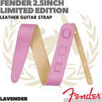 FENDER 2.5inch Limited Edition Leather Strap Gitar Bass