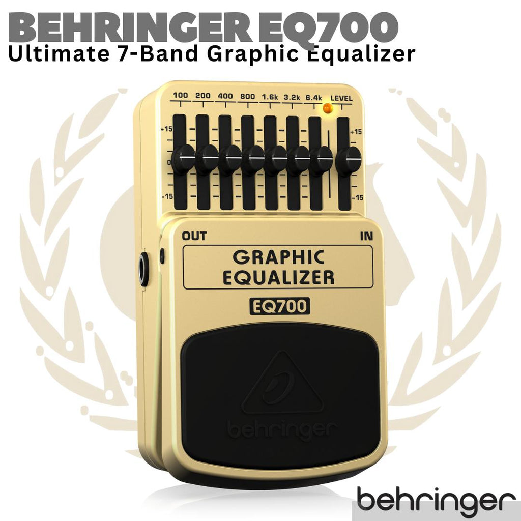 BEHRINGER EQ700 Ultimate 7-Band Graphic Equalizer | Efek Gitar Stomp