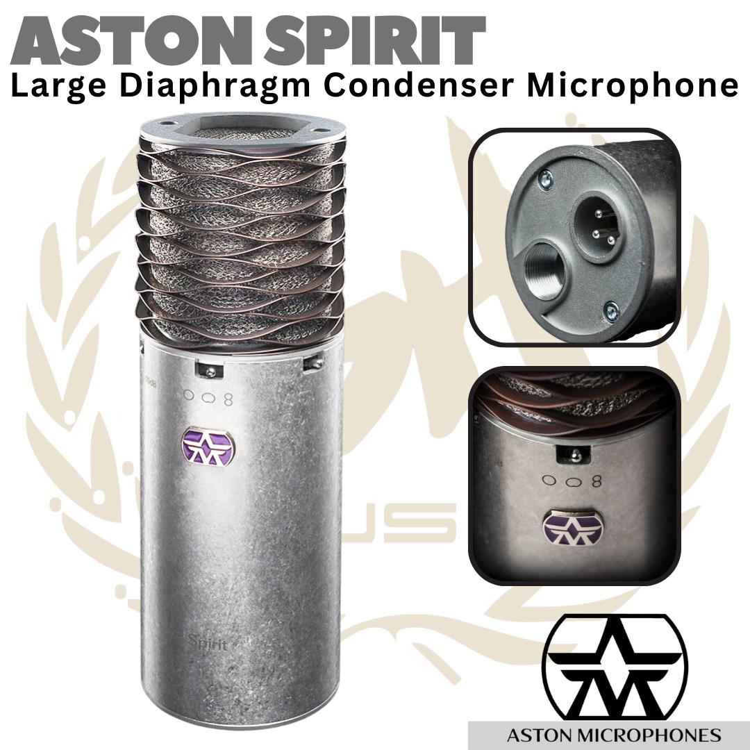 ASTON SPIRIT Multi Polar Patterns Large Diaphragm Condenser Microphone (made in UK)