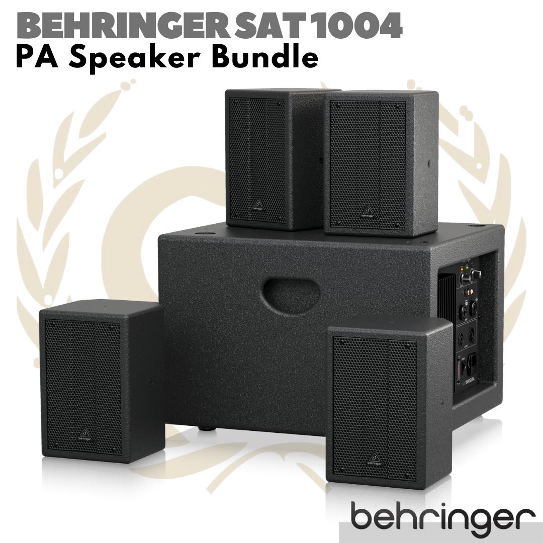 BEHRINGER SAT1004 Bundle PA Speaker | Kafe Karaoke Multimedia SAT 1004