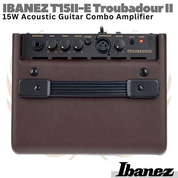 IBANEZ T15II-E Troubadour II 15W Acoustic Guitar Amplifier | Akustik