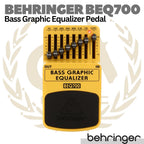 BEHRINGER BEQ700 Master of Tone | Bass Graphic 7 Band Equalizer Pedal