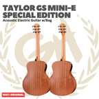Taylor GS Mini-E Special Edition Acoustic Guitar w/Bag, - Gitar Akustik Elektrik Original Asli