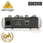 BEHRINGER XENYX Q502USB MIXER AUDIO INTERFACE