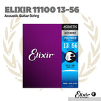 Elixir 11100 13-56 Polyweb 80/20 Bronze Acoustic Guitar Strings