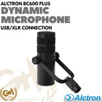 Alctron BC600 + Plus Dynamic USB/XLR Broadcasting Podcast Microphone
