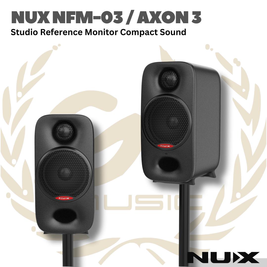 NUX NFM-03 AXON 3 STUDIO REFERENCE MONITOR COMPACT SOUND - SPEAKER MONITOR NFM03 AXON-3