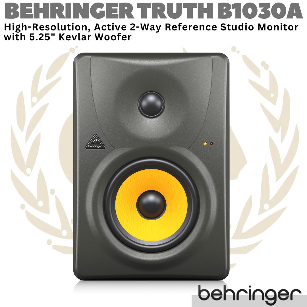 BEHRINGER TRUTH B1030A Active Studio Monitor Speaker 5" Kevlar Woofer