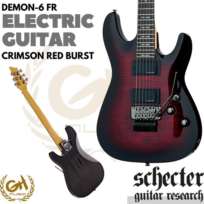SCHECTER DEMON 6 FR ELECTRIC GUITAR - GITAR ELEKTRIK