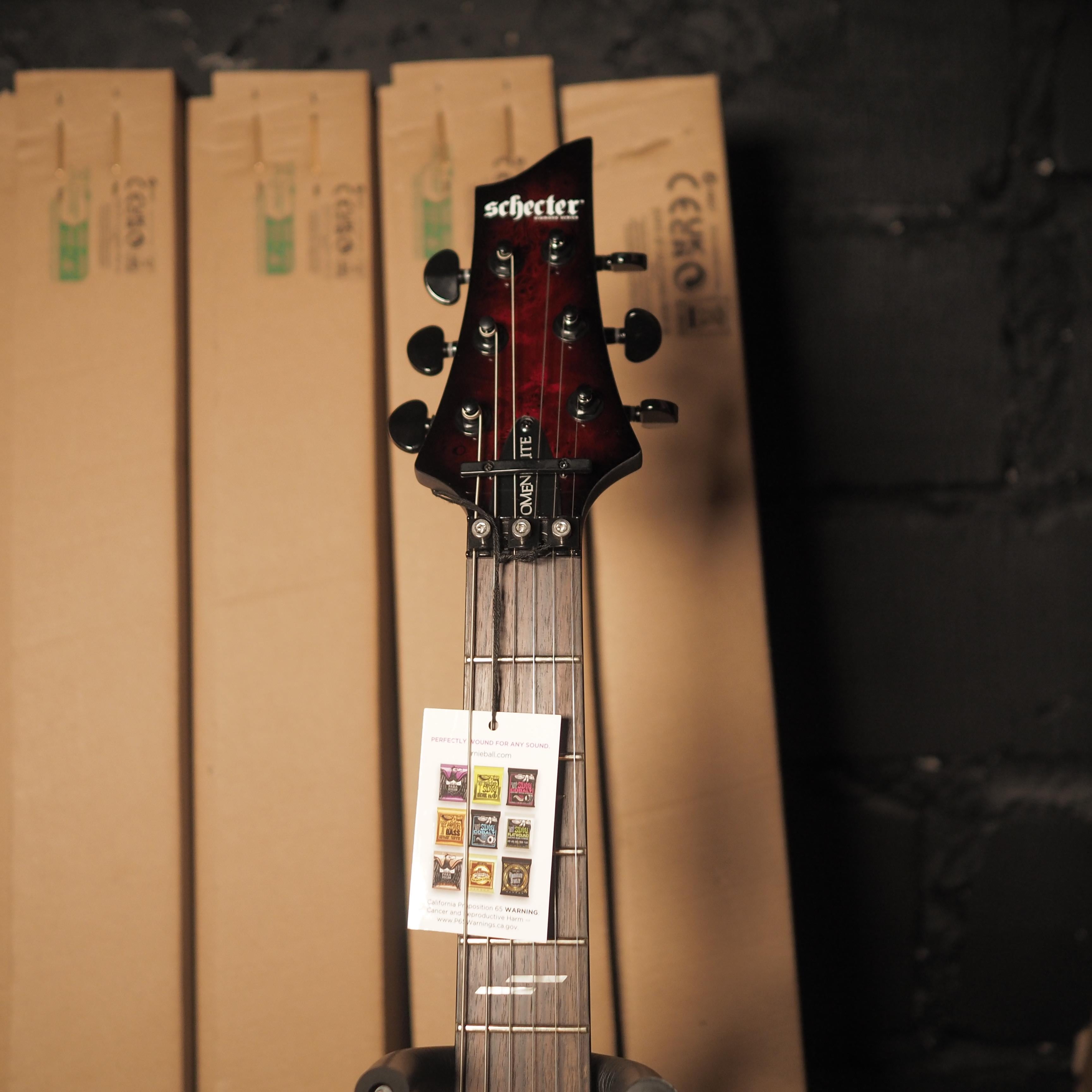 SCHECTER OMEN ELITE-6 FR Electric Guitar | Gitar Tremolo Up Down