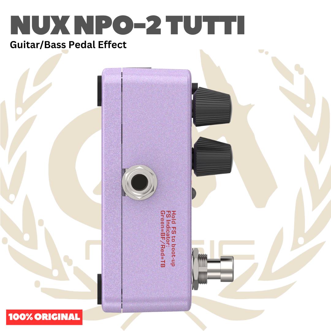 NUX NPO-2 Tutti Polyphonic Octave Guitar Bass Pedal Effect - Efek Pedal Gitar Bass Original Asli