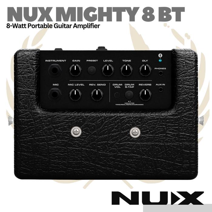 NUX Mighty 8BT MKI & MKII Portable Electric Guitar Amplifier - Ampli Gitar