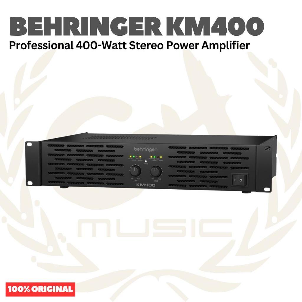 Behringer KM400 Professionall 400-Watt Stereo Power Amplifier